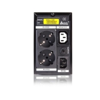 купить UPS SVC V500-F, 500 VA, 300W, 12V/4.5Ah, 2 розет, AVR 165V-275V в Алматы фото 3