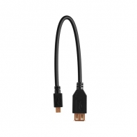 купить Переходник, SHIP, US109-0.15P, MICRO USB на USB Host OTG, Пол. пакет, 0.15м, Чёрный в Алматы фото 2