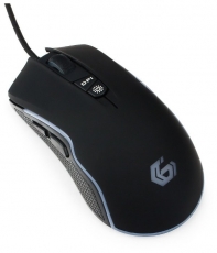 купить Мышь Gembird MG-700 черный оптическая (800-2500dpi) USB игровая (5but) в Алматы фото 2