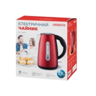 купить Электрочайник ARDESTO EKL-F300R красный / 1.7л / 2150Вт / нерж. сталь в Алматы фото 3