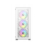 купить Компьютерный корпус FSP CMT192(W), Без БП, 1xUSB3.0/2xUSB2.0, 4xFAN120 RGB, 2xGlass, White, ATX в Алматы фото 3