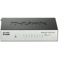 купить D-Link	Коммутатор	DGS-1008D/J2A	Неуправляемый гигабитный коммутатор с 8 портами 10/100/1000Base-T и функцией энергосбережения (metal case) в Алматы фото 1