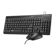 купить Комплект Клавиатура Мышь, Rapoo, NX1710, Оптическая мышь, 1000DPI, USB, Анг/Рус/Каз в Алматы фото 1