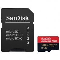 купить SanDisk Extreme Pro microSDXC 128GB + SD Adapter + Rescue Pro Deluxe 170MB/s A2 C10 V30 UHS-I U3; EAN: 619659169817 в Алматы фото 1