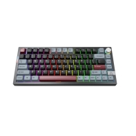 купить Клавиатура беспроводная Montech MK PRO 75 DY Bluetooth/Wireless/USB, ENG/RUS, mechanical, Черная в Алматы фото 1