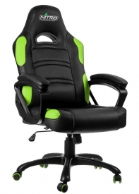 купить Игровое кресло GameMax GCR07 Green <Спинка: 79см, механизм качания, нагрузка до 120кг> в Алматы фото 3
