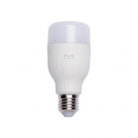 купить Светодиодная лампа, Xiaomi, GPX4002RT, V2, 9Вт, 1700 &mdash; 6500K, 16 млн. цветов, Цоколь E27, WIFI, Яркость свечения 600LM, Размер: 55*120 мм, Белый в Алматы фото 1