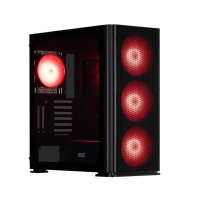 Купить Корпус 2E Gaming Vertex GI01B, Midi Tower, E-ATX, Black, 2x3.5*/2x2.5*, 2xUSB3.0, USB-C, RGB в Алматы