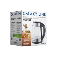 купить Чайник электрический GALAXY LINE GL0558, 2200Вт, Объем 1,7 л, 220В/50Гц Термостойкое стекло в Алматы фото 3