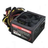 купить Блок питания ПК  700W SEGOTEP SG-D700ZXW <MAX:700W, 120mm, APFC power cable, BLACK> в Алматы фото 1