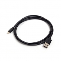 купить Интерфейсный кабель USB-Lightning SVC LHT-PV0120BK-P, 30В, Чёрный, Пол. пакет, 1.2 м в Алматы фото 1