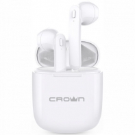 купить Полностью беспроводные наушники CROWN CMTWS-5002 white в Алматы фото 1
