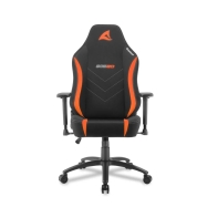 Купить Кресло геймерское Sharkoon Skiller SGS20 Fabric, регулировка высоты, подлокотник, 110кг,Black-Orange в Алматы