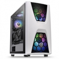 купить Компьютерный корпус, Thermaltake, Commander C34 TG Snow ARGB, CA-1N5-00M6WN-00, ATX/Micro ATX, USB2*3.0, HD-Audio Mic, Контроллер , Кулер 12см, Кулер 12см LED, Без Б/П, Белый в Алматы фото 1