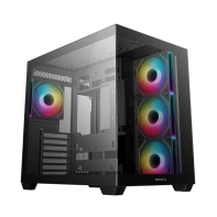 Купить Компьютерный корпус FSP S340, Без БП, 2xUSB3.0, 3xFAN120 ARGB, 2xGlass, Black, ATX Алматы