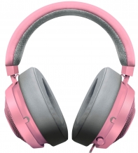 купить Гарнитура, Razer, Kraken &ndash; Quartz, RZ04-02830300-R3M1, Игровая гарнитура, Микрофон поворотный гибкий, Динамики 50 мм, Диапазон частот: 12 Гц &ndash; 28 кГц , Чувствительность при 1 кГц: 109&plusmn;3 дБ Розовый в Алматы фото 2