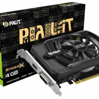 купить Видеокарта, PALIT, GTX1650 STORMX OC 4G 4710636270666, NE51650S06G1-1170F, GDDR5, 128bit, HDMI, DVI, Цветная коробка в Алматы фото 1