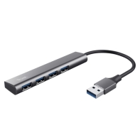 купить Разветвитель Trust Dalyx 4 in 1 USB 3.2 серый 24947 в Алматы фото 1