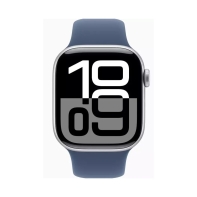 купить Смарт часы Apple Watch Series 10 GPS 42mm Silver Aluminium Case with Denim Sport Band - S/M (MWWA3QI/A) в Алматы фото 2