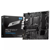 купить Материнcкая плата MSI PRO B760M-P DDR4 s1700 B760 4xDDR4 M.2 HDMI DP D-Sub mATX в Алматы фото 3