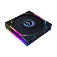 купить Вентилятор для корпуса Lian Li UNI FAN TL 120 LCD Wireless ARGB 120mm Black G99.12TLLCD1W1B.00 в Алматы фото 2