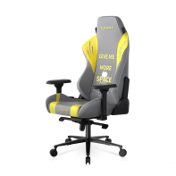 купить Игровое компьютерное кресло DX Racer CRA/003/GY/Give me more space в Алматы фото 1