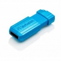 купить USB Флеш 64GB 2.0 Verbatim 049961 Pinstripe голубой в Алматы фото 1