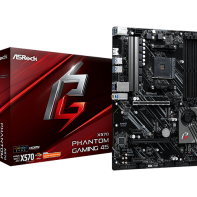 купить Материнская плата ASRock X570 PHANTOM GAMING 4S, Socket AM4, AMD X570, 4xDDR4 (4066+ OC), 8xSATA3 RAID, 2xHyper M.2, HDMI, 2xPCIe4.0x16, 2xPCIe4.0x1, AMD Quad CrossFireX&trade; and CrossFireX&trade;, 2xUSB3.2 Gen2, 1xPS/2, RJ-45, RGB синхронизация, Геймерский Ди в Алматы фото 1