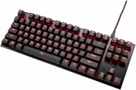 купить Клавиатура, HyperX, HX-KB4RD1-RU/R1, Alloy FPS Pro Mechanical Gaming, Игровая, Механические клавиши CHERRY® MX, USB, Подсветка LED красная, Размер: 129*441*35 мм., Анг/Рус, Чёрный в Алматы фото 3
