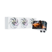 Купить Водяное охлаждение для CPU PCCooler DV360 ARGB Display WH TDP 300W 115X/1200/1700/1851/AM4/AM5 Белый в Алматы