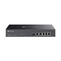купить Маршрутизатор Multi-WAN GbE VPN Tp-Link ER7406 <5 GbE портов (1 фиксированный GbE SFP-порт WAN, 1 фиксированный GbE порт WAN RJ45, 2 фиксированных GbE порта LAN RJ45, 2 переключаемых GbE порта WAN/LAN RJ45), 100 VPN-туннелей IPsec, интегрирация с Oma в Алматы фото 1
