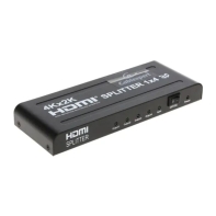 купить Разветвитель HDMI Cablexpert DSP-4PH4-02, HD19F/4x19F, 1 компьютер => 4 монитора, Full-HD, 3D, 1.4v, в Алматы
