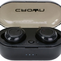 купить Полностью беспроводные наушники CROWN CMTWS-5001 black в Алматы фото 1