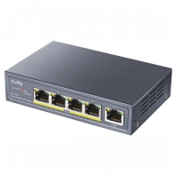 купить Коммутатор PoE+ GbE  5-портовый CUDY GS1005P <5-Port 10/100/1000M PoE+ Switch 60W, 5 10/100/1000M ports with 4POE+ Ports Unmanaged Switch with UL power adapter IEEE802.3af / IEEE802.3at, 60W External> в Алматы фото 2