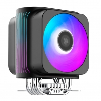 купить PCcooler GI-D66A HALO, RGB, 4-пин, 20XX/115X/1366/AM4-FM2,  8-29.1дБ, 1000-2000 об/мин, Al+тепл.трубки, 230W в Алматы фото 1