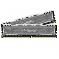 купить Оперативная память 16GB KIT (2x8Gb) DDR4 2666 MHz Crucial Ballistix Sport LT Gray PC4-21300 1.2V BLS2K8G4D26BFSBK. (В упаковке - 2 шт.). в Алматы фото 1