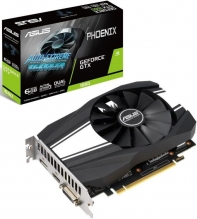 купить Видеокарта ASUS GeForce GTX1660 6Gb GDDR5 192bit 1xDVI 1xHDMI 1xDP HDCP PH-GTX1660-6G в Алматы фото 1