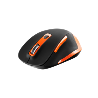 купить CANYON MW-14 2.4Ghz Wireless mouse, with 6 buttons,DPI 800/1200/1600/2000/2400,Battery:AAA*2 pcs , Black-Orange119.6*81.1*43.3mm86.8g в Алматы фото 2