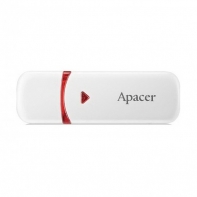 Купить USB-накопитель, Apacer, AH333, AP64GAH333W-1, 64GB, USB 2.0, Белый Алматы