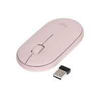 купить LOGITECH Pebble M350 Wireless Mouse - LAVENDER LEMONADE - 2.4GHZ/BT - EMEA - CLOSED BOX в Алматы фото 3