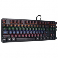 купить Клавиатура Oklick 960G Dark Knight механическая черный USB Multimedia for gamer LED в Алматы фото 2