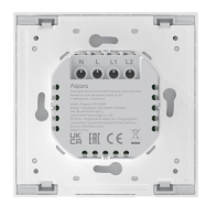 купить Настенный выключатель двухклавишный AQARA Smart Wall Switch WS-EUK04 в Алматы фото 3