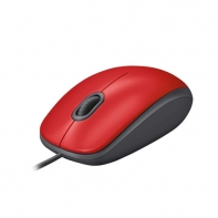 купить Мышь Logitech M110 Silent (M110s) Red (красная, бесшумная, оптическая, 1000dpi, USB, 1.8м) в Алматы фото 2