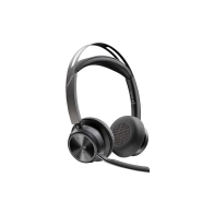 Купить Наушники Poly Voyager Focus 2 Microsoft Teams Certified USB-C-C Headset +USB-C/A Adapter +Charging Stand (9T9J6AA#AC3) Алматы