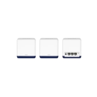 купить Домашняя Mesh Wi-Fi система GbE AC1900 Mercusys Halo H50G (3-pack) <Бесшовный роуминг, 1300 Mbps on 5 GHz, 600 Mbps on 2.4 GHz, 802.11ac/a/b/g/n, 3 GbE порта WAN/LAN (автоопределение), площадь покрытия 500 м?> в Алматы фото 2