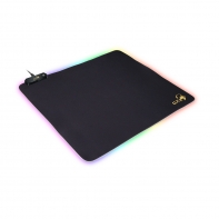 купить Коврик для компьютерной мыши, Genius, GX-Pad 500S RGB, 450*400*3 мм, Резиновая основа, Тканевая поверхность, Склеивание, Гладкая поверхность, Чёрный в Алматы фото 1