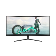 купить Монитор Игровой 32" PHILIPS 34M2C3500L/00/01 VA 3440x1440 1500R 180Hz 0,03мс 300кдм 4000:1 2xHDMI DP в Алматы фото 1