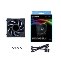 купить Вентилятор для корпуса Lian Li Uni Fan TL Wireless LCD 120 ARGB, 12cm, 4pin, Black 12TLLCD1W1B в Алматы фото 3