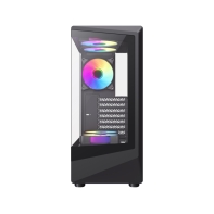 купить Компьютерный корпус Gamemax Vista COC AB Black без Б/П в Алматы фото 3