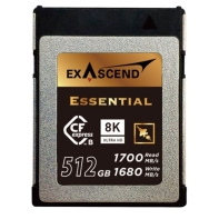 Купить Карта памяти CFexpress Type B, 512Gb, Exascend Essential, 8K UltraHD, PCIe3.0, R1800/W1700 EXPC3E512GB Алматы